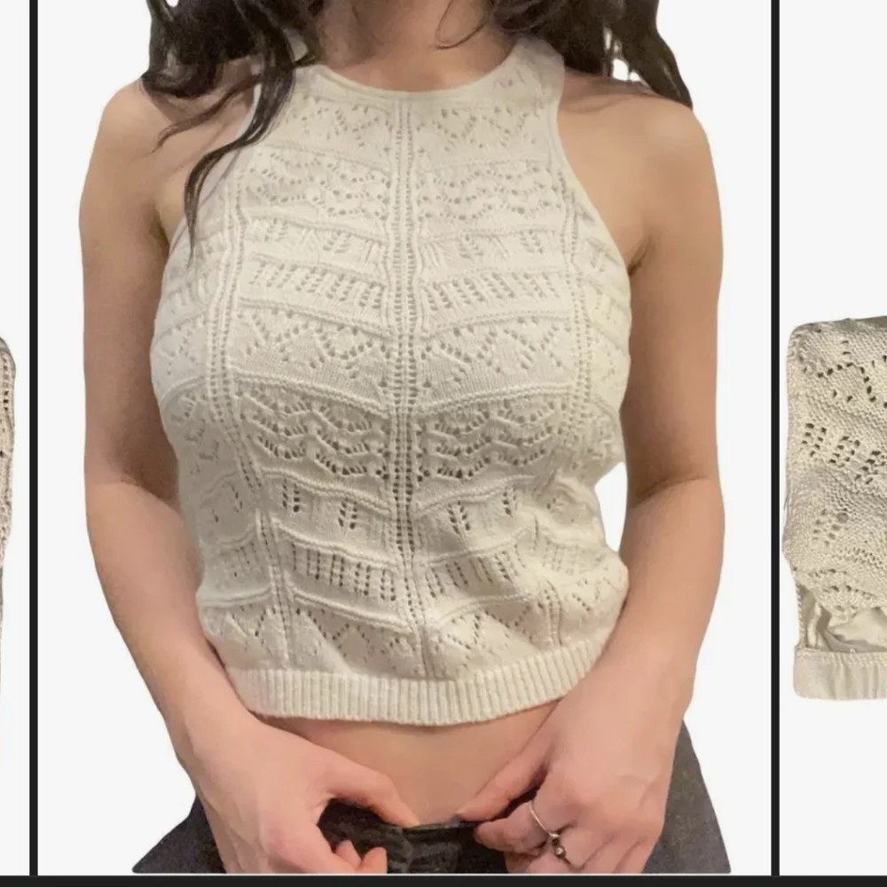Abercrombie Crochet High Neck, tank. M. Lined. - Picture 5 of 6